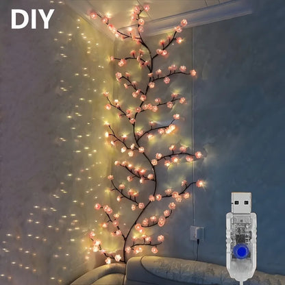Cherry Blossom Fairy Lights — USB