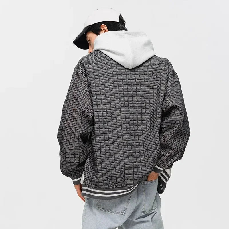 Loose-Fit Letter Jacket