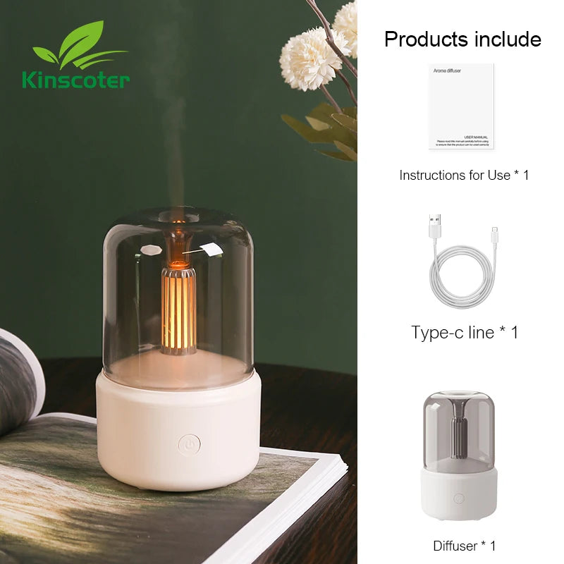Aura Mini Aroma Diffuser — USB Mist & Night Light