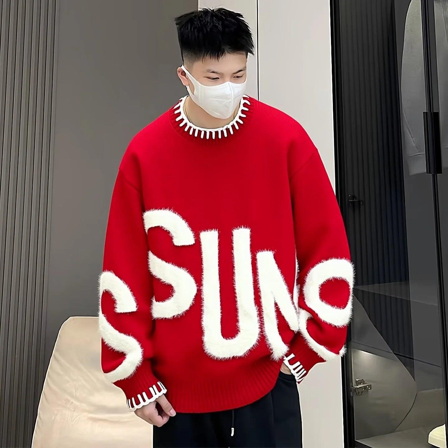 Artistic Retro Polar Fleece Pullover