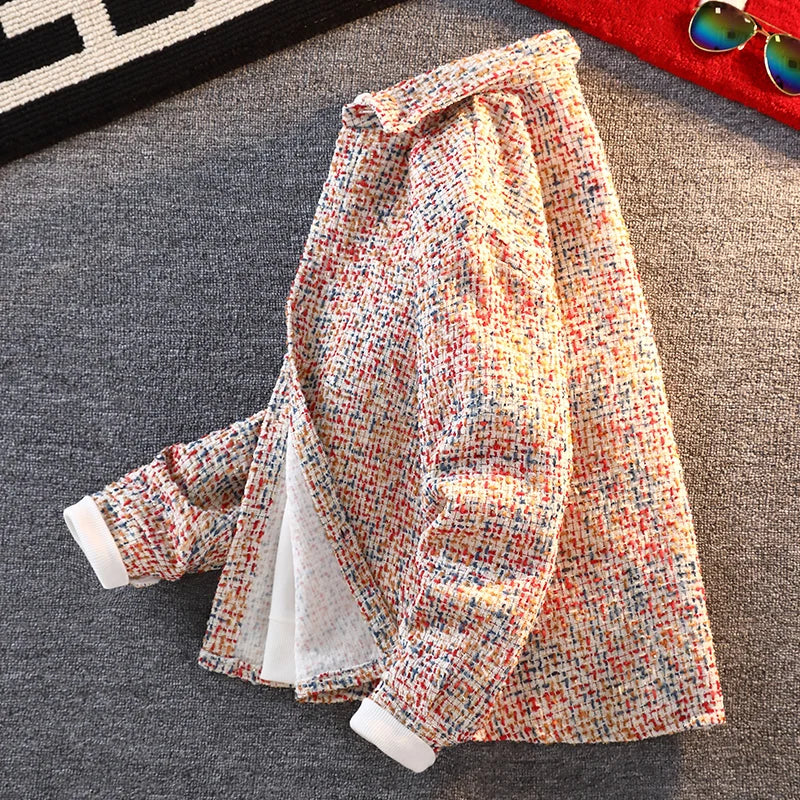 Plaid Casual Jacket – High-End American Style