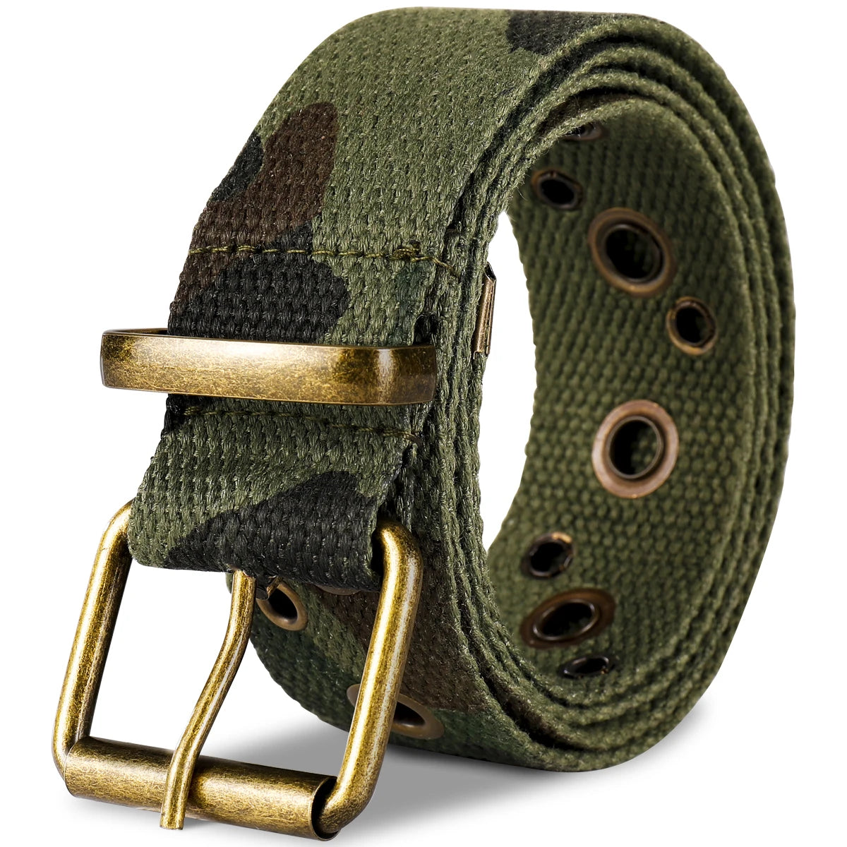 Canvas Needle-Buckle Belt