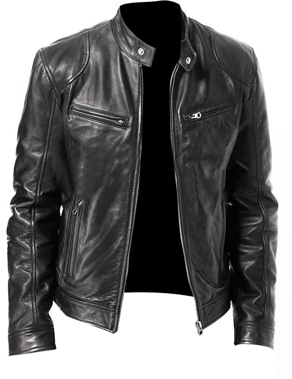 European Leather Moto Jacket