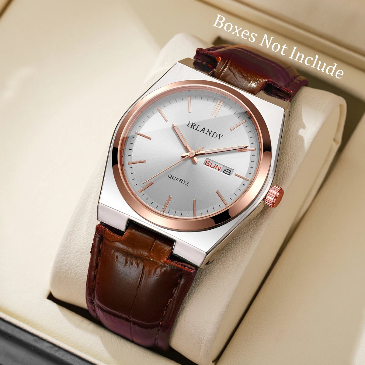 Leather Strap Wristwatch Relog Hombre