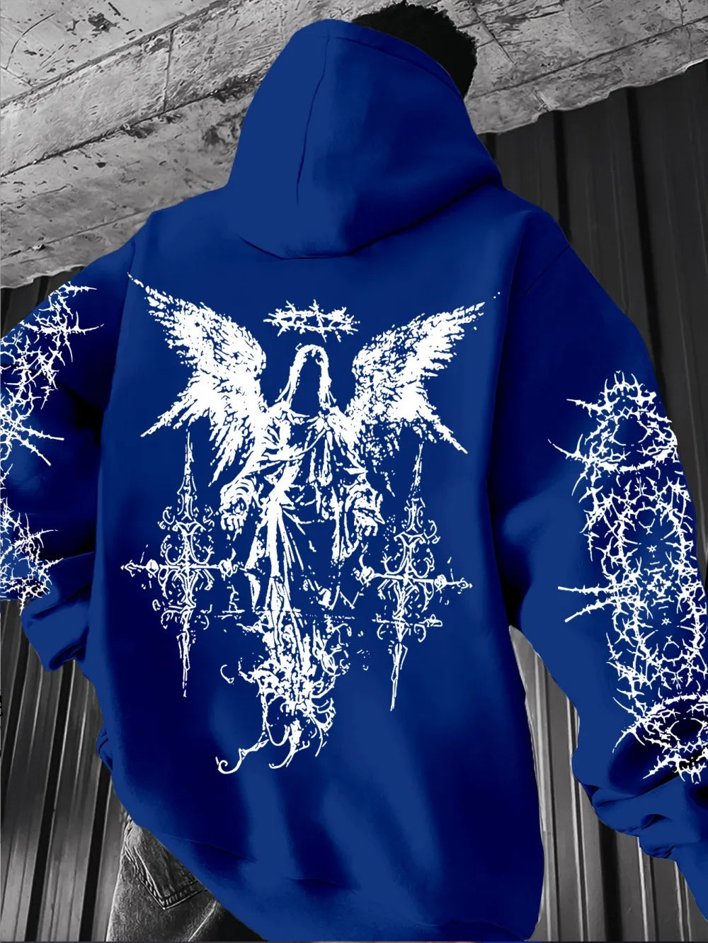 Gothic Angel Hoodie – Soft Streetwear Winter Style