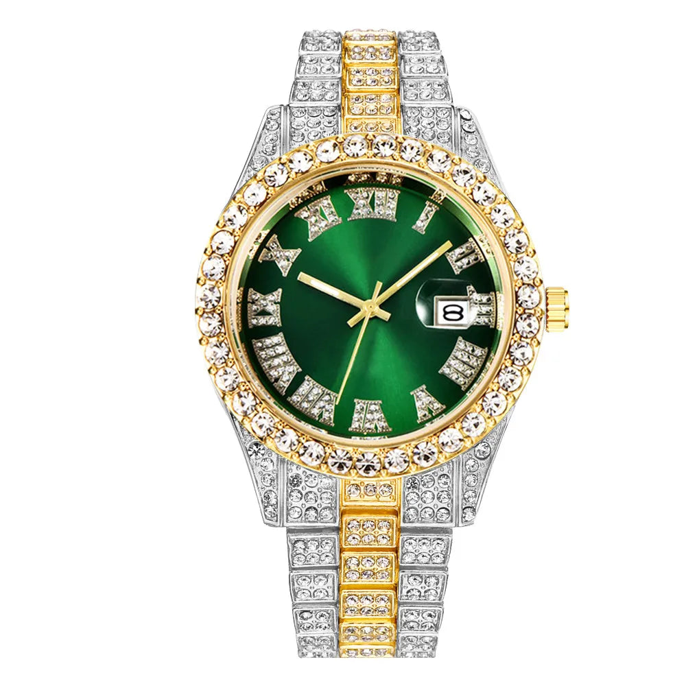 Diamond Style Stainless-Steel Watch