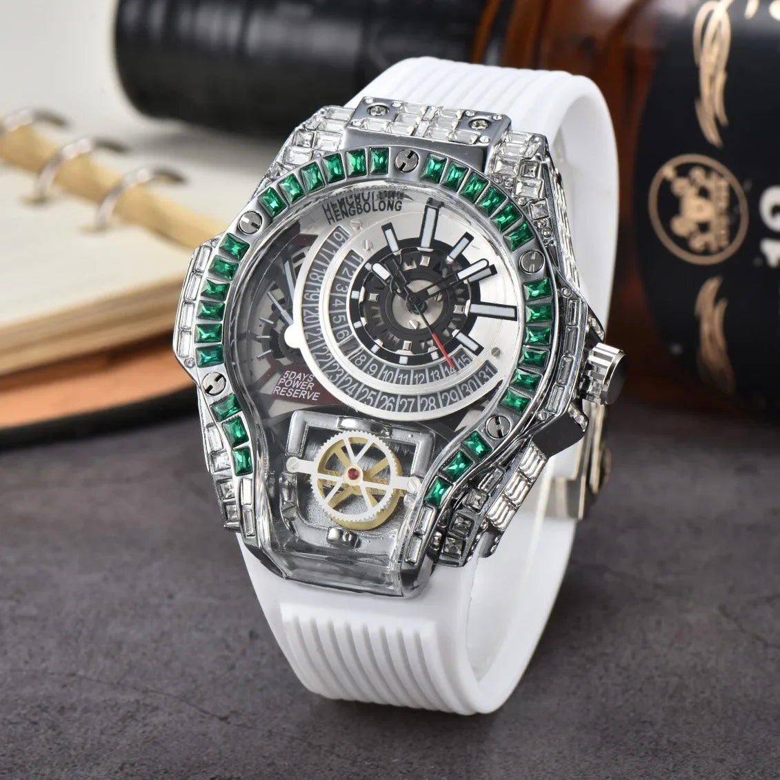 Full diamond Case Business Luxury Creative Watch