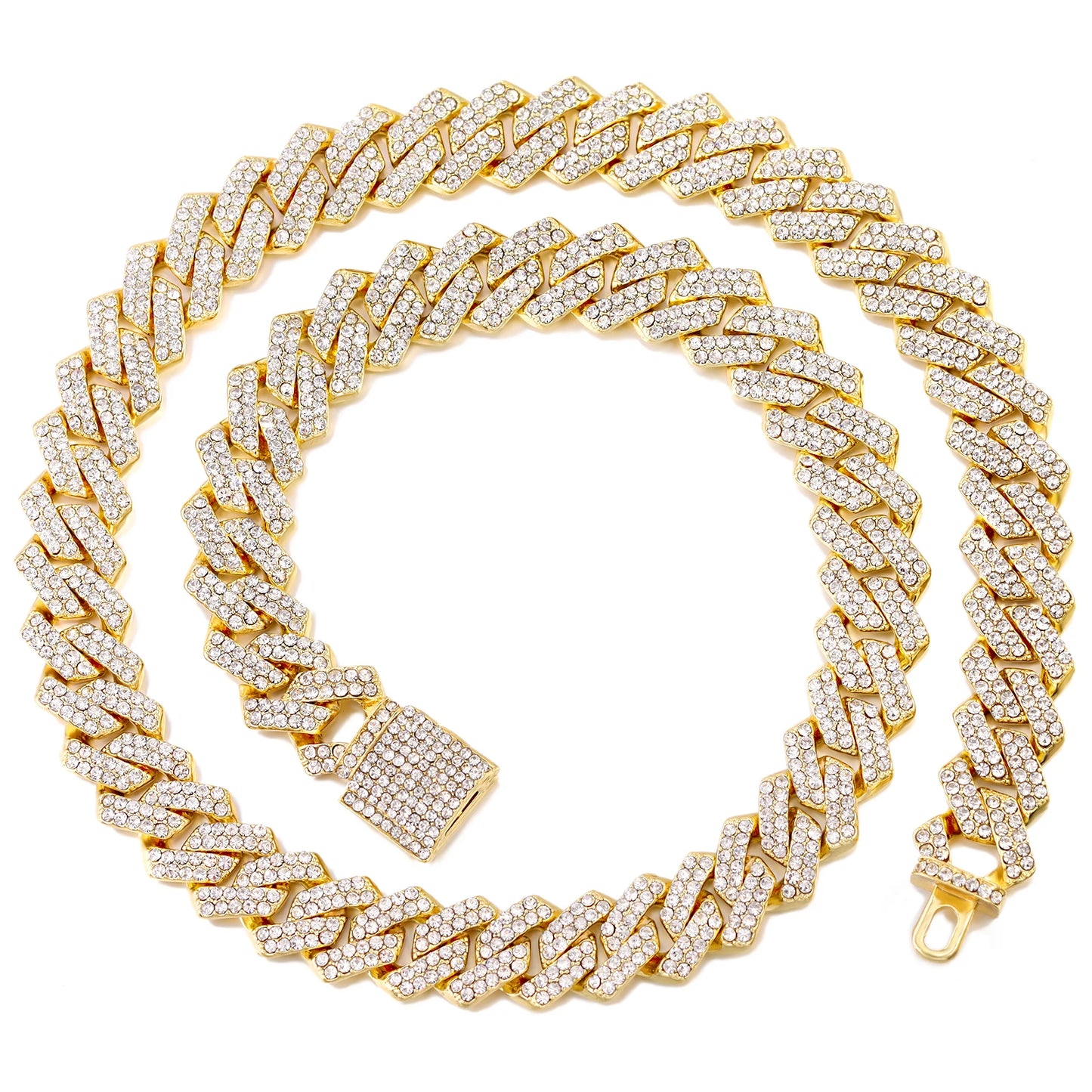 Iced Gold Cuban Chain
