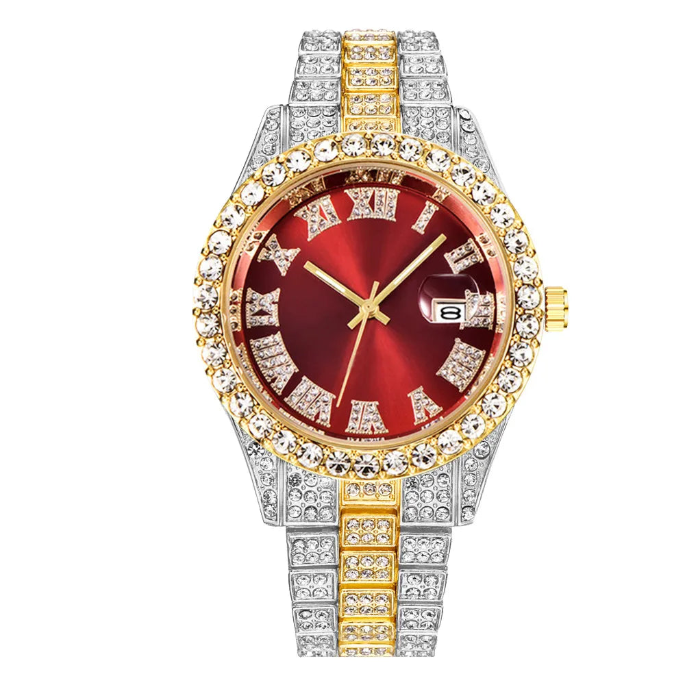 Diamond Style Stainless-Steel Watch