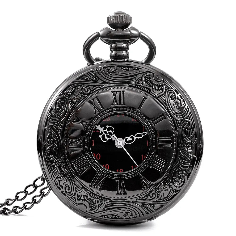 Retro Steampunk Quartz Pendant Watch
