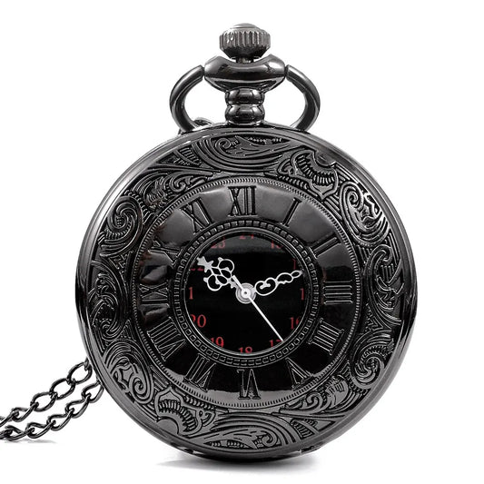 Retro Steampunk Quartz Pendant Watch