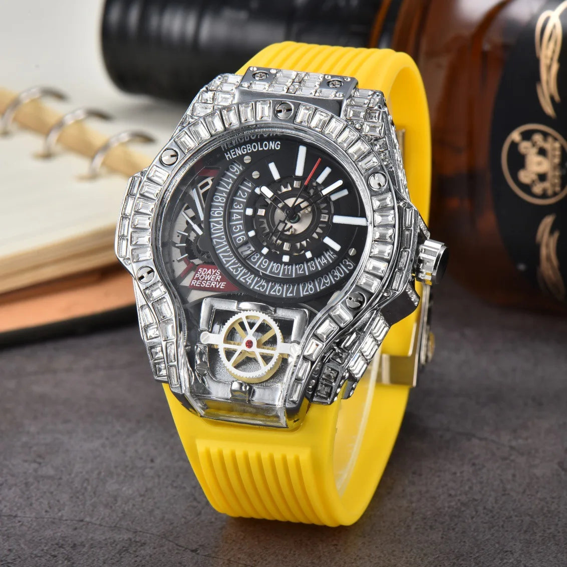 Full diamond Case Business Luxury Creative Watch