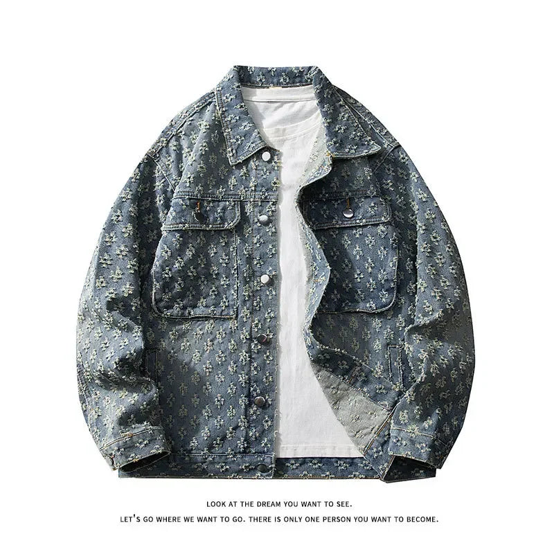 Color Block Denim Jacket