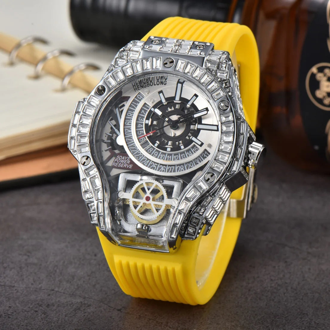 Full diamond Case Business Luxury Creative Watch