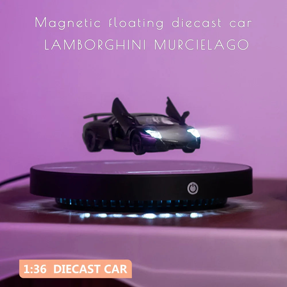 Floating Car Model – 360° Magnetic Display Piece