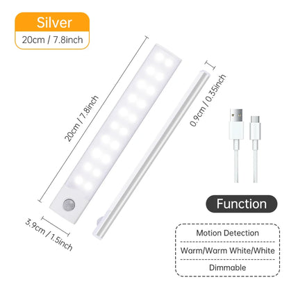 Aura Glow Bar — Motion-Sensor Cabinet Light