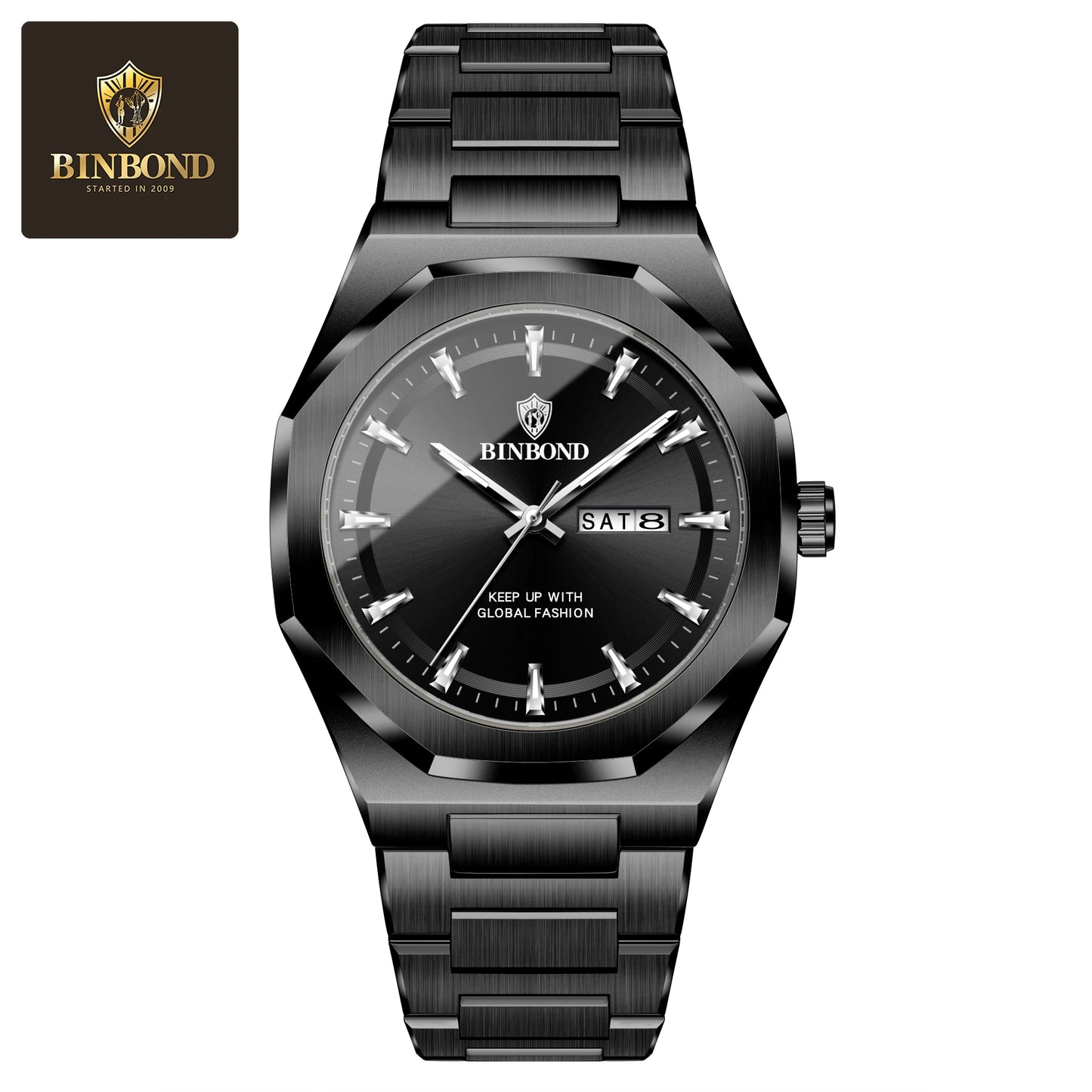 860 Luxury Stainless Steel Quartz Watch