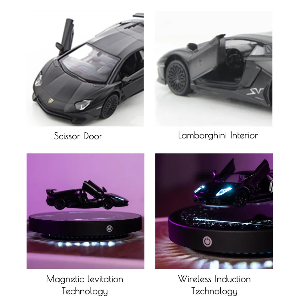Floating Car Model – 360° Magnetic Display Piece