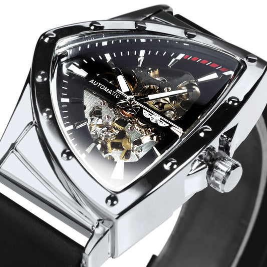 Mechanical Sports Watch – Luminous, Rubber Strap