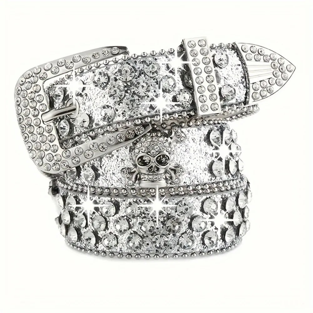 Rhinestone Western Y2K Belt