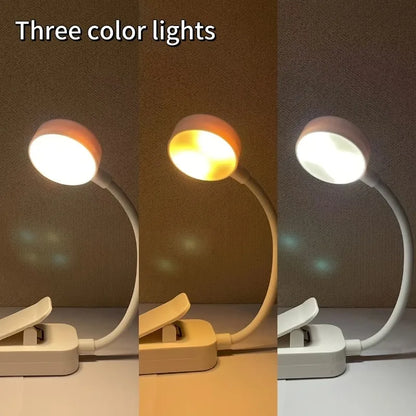 Aura Clip-On Reading Light — 3 Colour Modes, USB Rechargeable