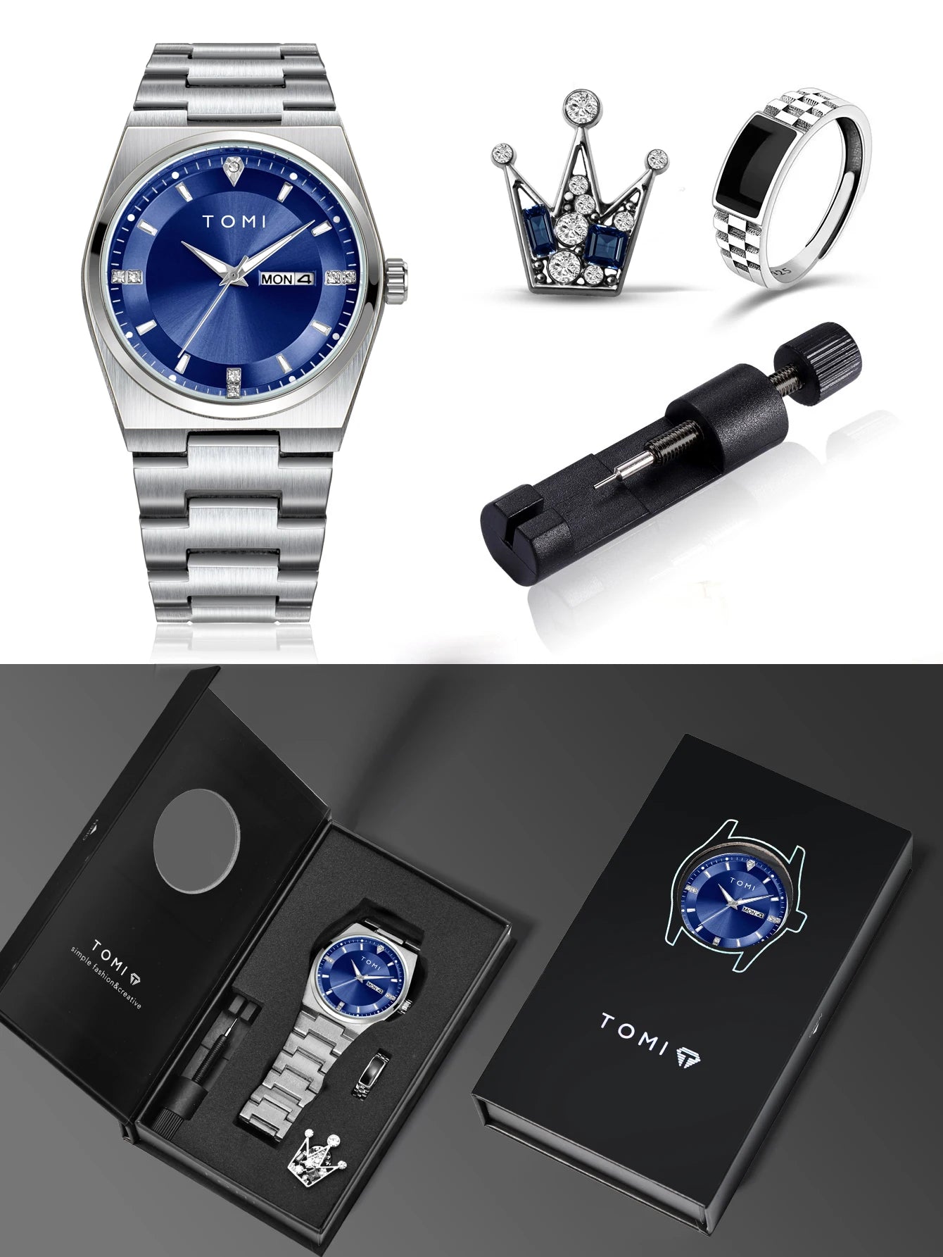 TOMI Business Quartz Watch