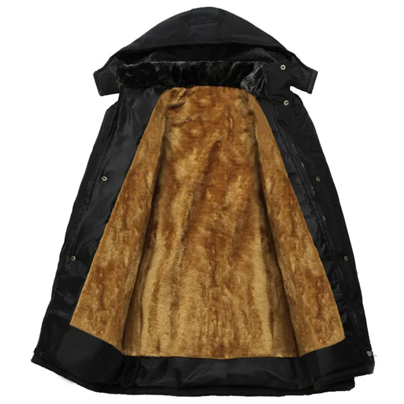 Thickened Fleece Loose Style Dad Coat