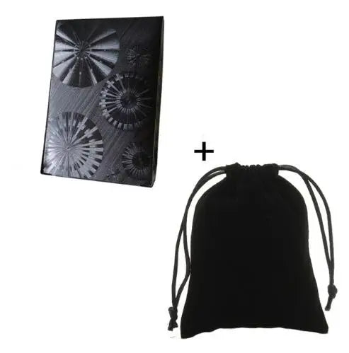 Gold Black Foil Waterproof Poker Cards