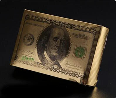 Gold Black Foil Waterproof Poker Cards