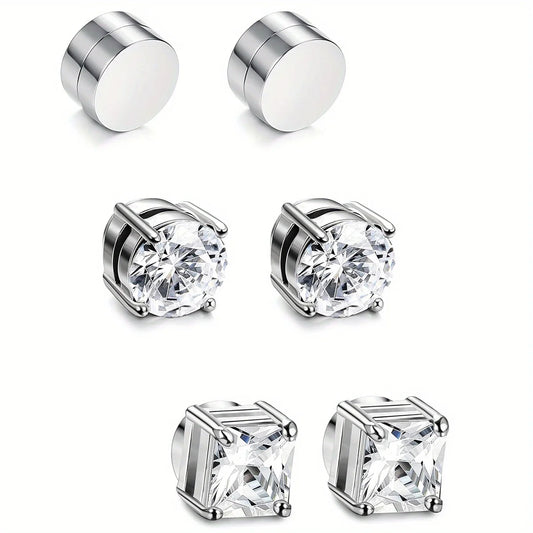 6mm Magnetic Zircon Studs Magnetic