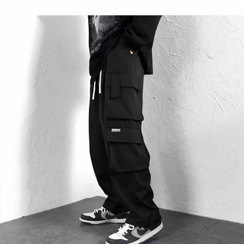 Baggy Cargo Joggers – Y2K Street Sport Style