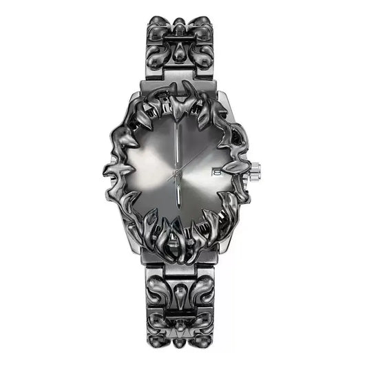 Men's paw shaped watch with unique design for parties and dates