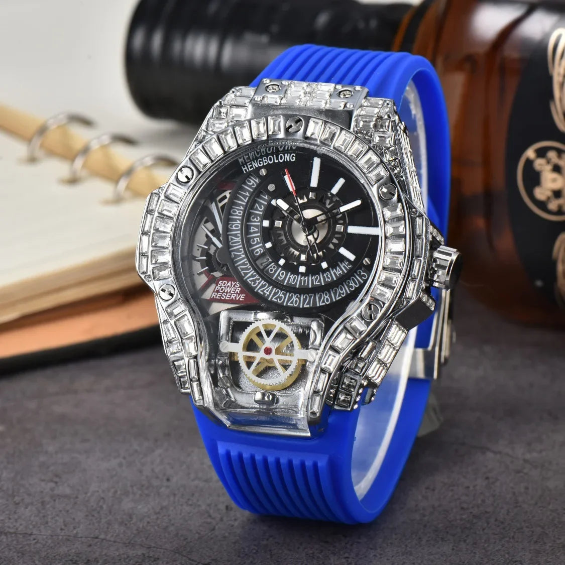 Full diamond Case Business Luxury Creative Watch