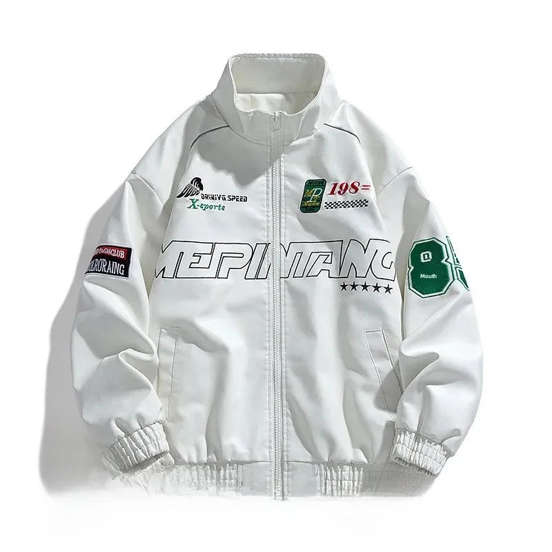 Korean American Style Leather Jacket