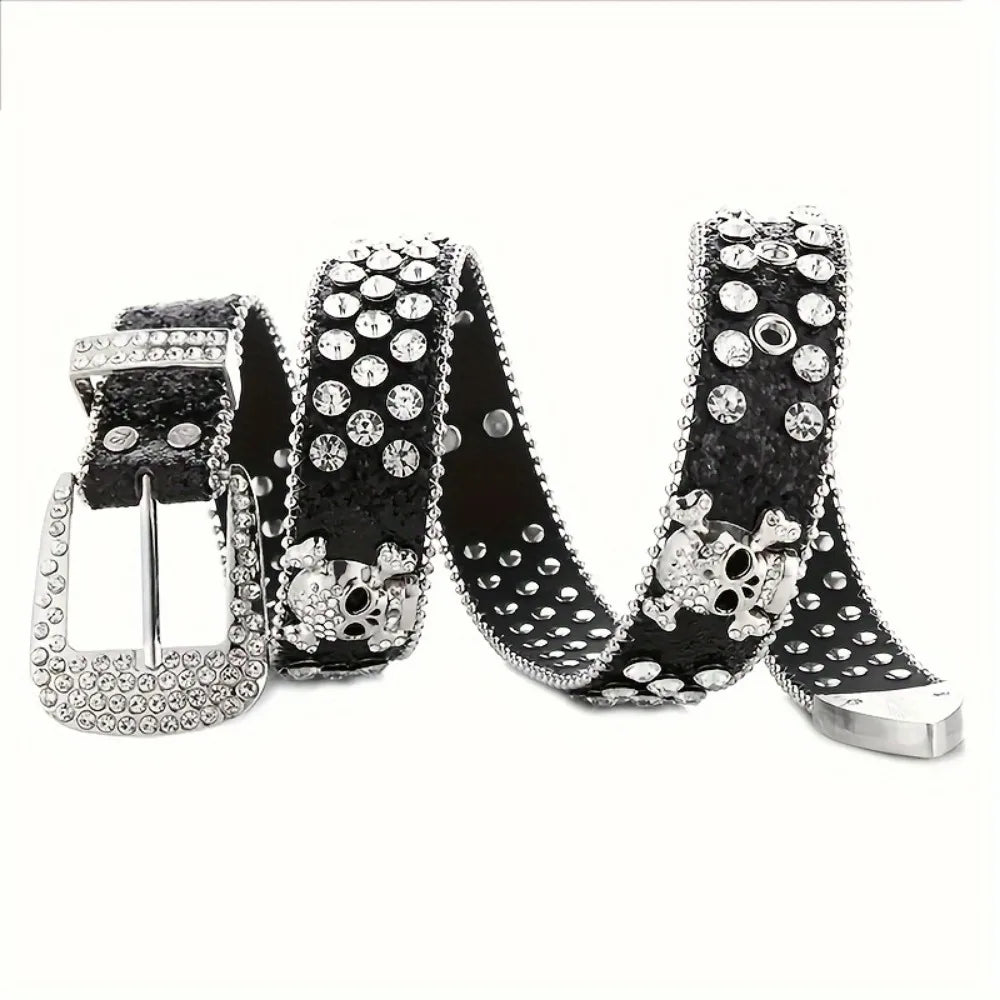 Rhinestone Western Y2K Belt