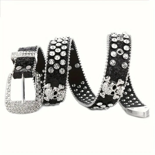 Rhinestone Western Y2K Belt