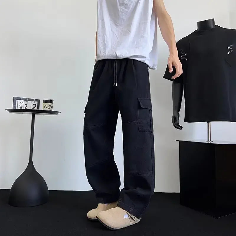 3D Pocket Jeans – Japanese Washed Straight-Leg Style