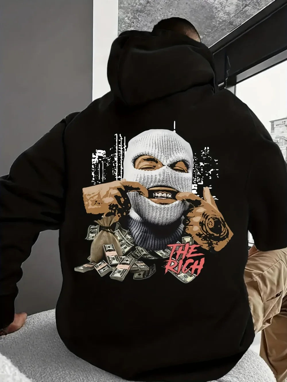 Avatar Print Hoodie – 2025 Urban High Street Style