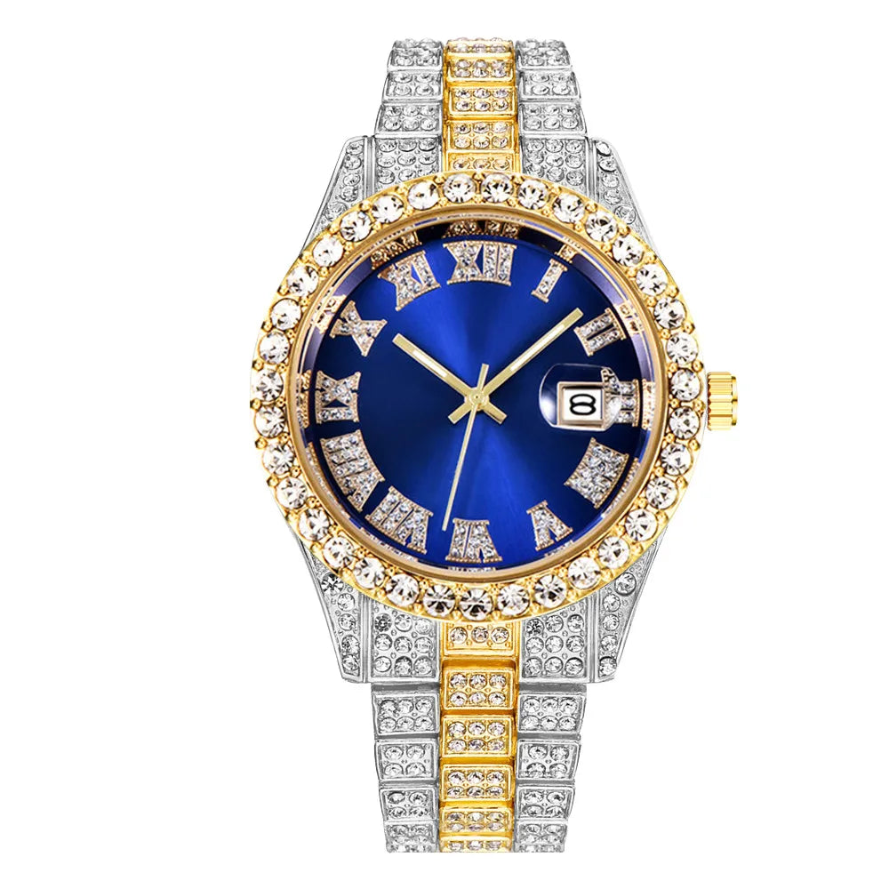 Diamond Style Stainless-Steel Watch