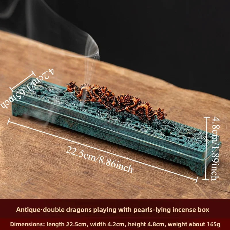 Plum Blossom Incense Holder — Vertical Alloy Burner