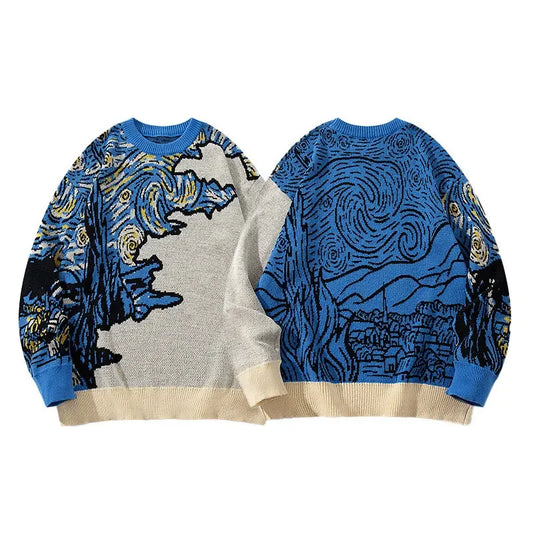 Color Block Streetwear Sweater