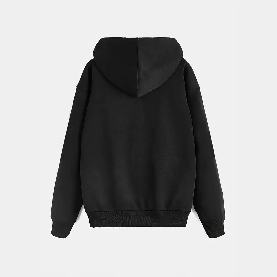 3D Print Hoodie – Artistic White Street Styl