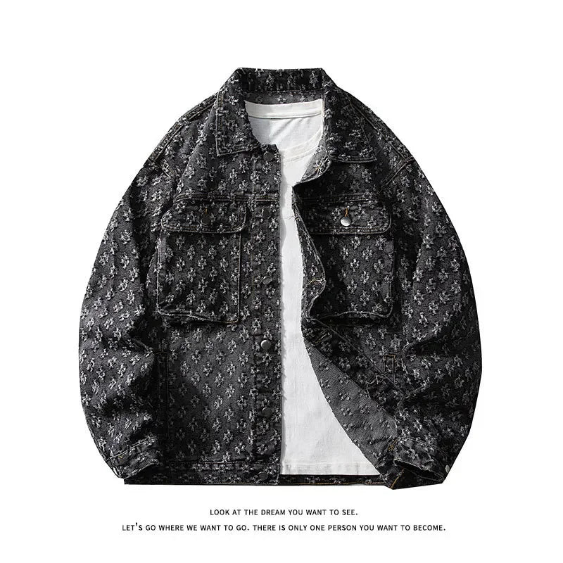 Color Block Denim Jacket