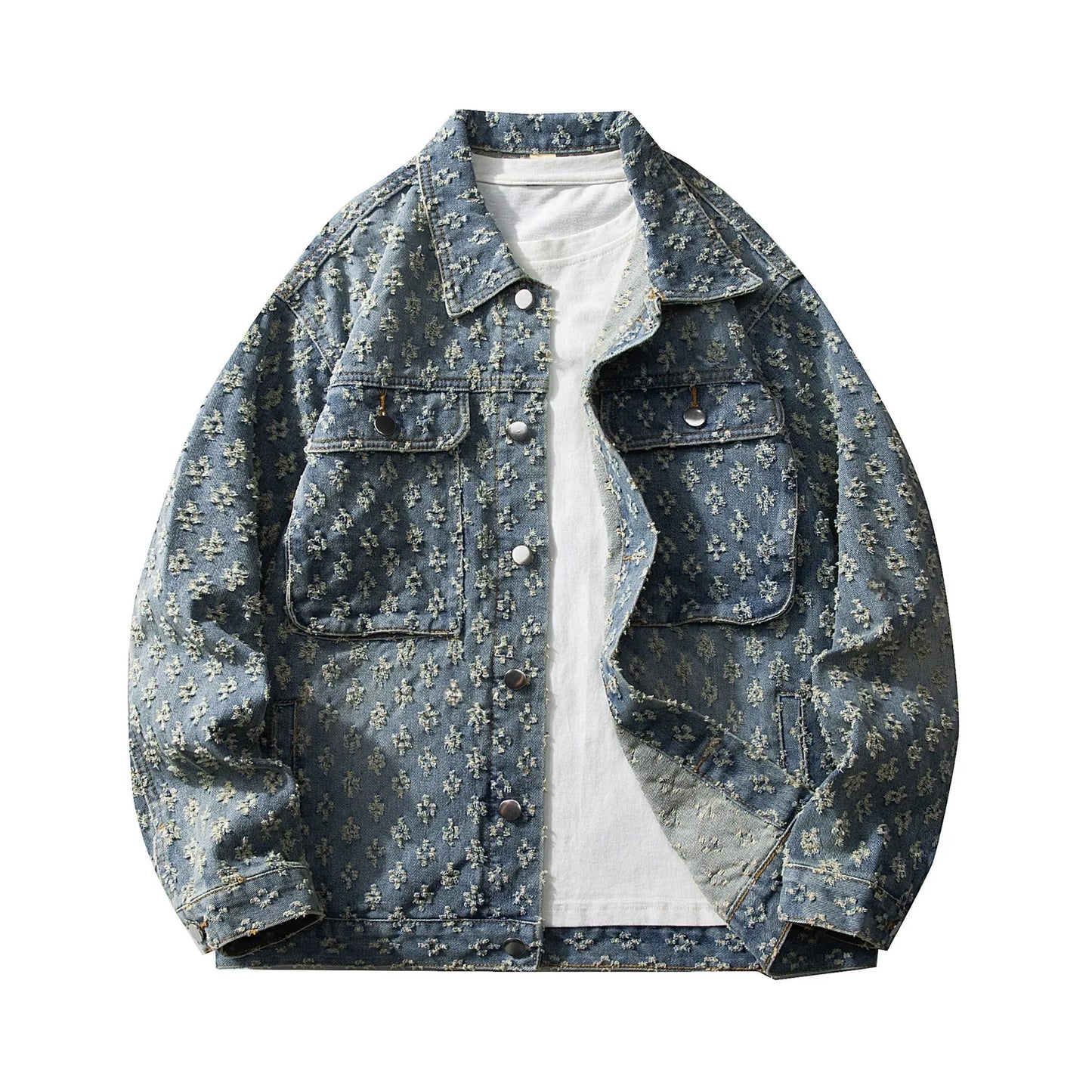 Color Block Denim Jacket