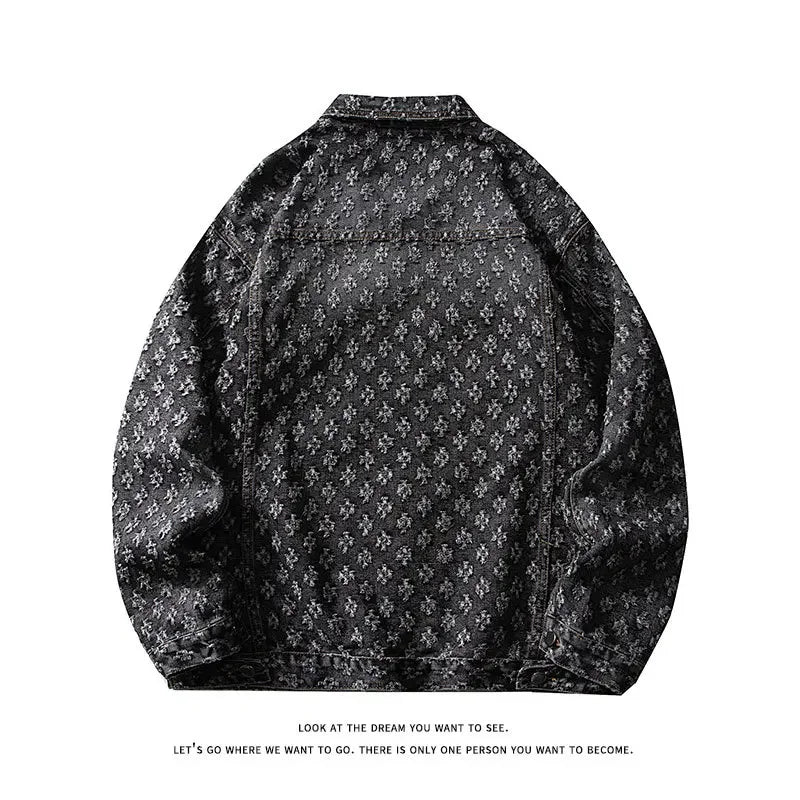 Color Block Denim Jacket