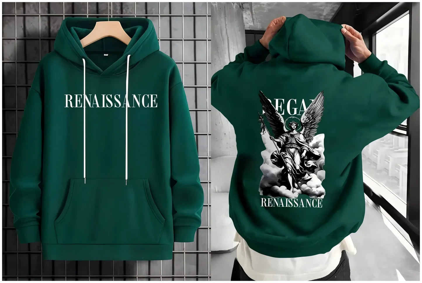 Angel Letter Hoodie – Soft Autumn Street Style