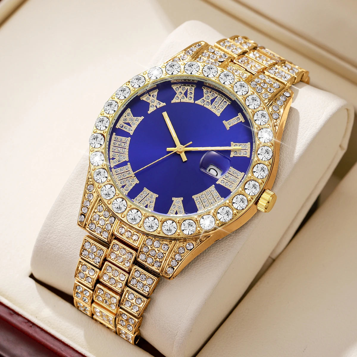 Diamond Style Stainless-Steel Watch