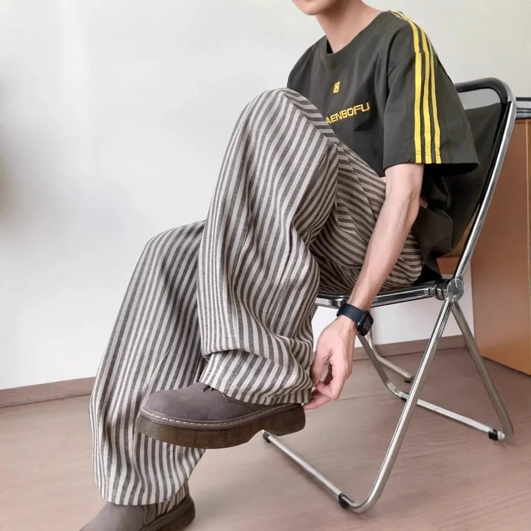 Retro Flow Stripe Pants