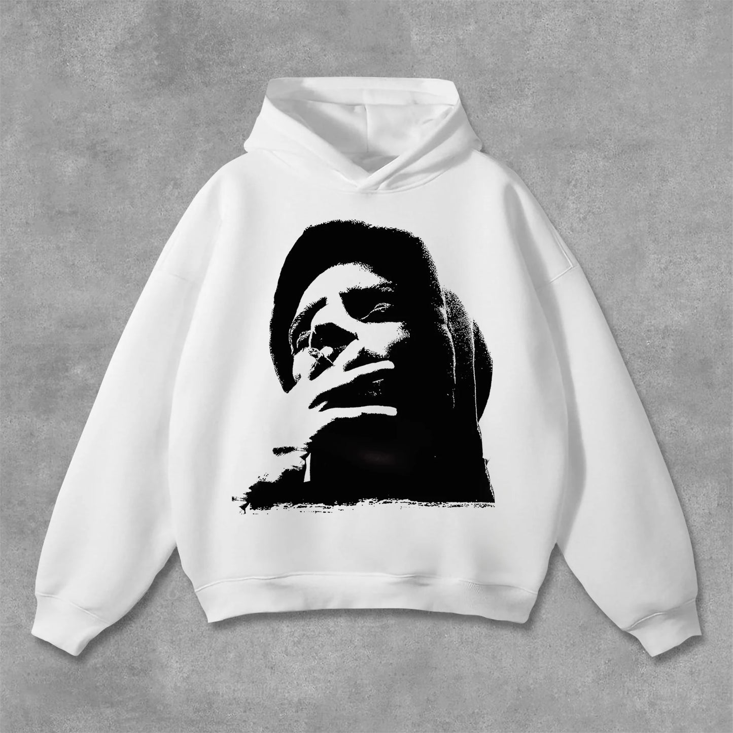 Y2K Letter Print Zip Hoodie – Vintage Gothic Streetwear