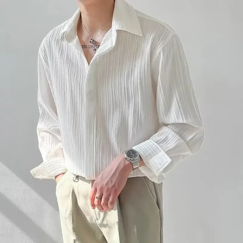 Korean Style Iron-Free Shirt